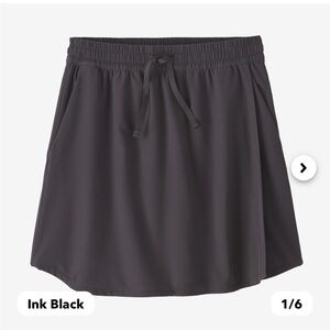Patagonia Black Fleetwith Skort